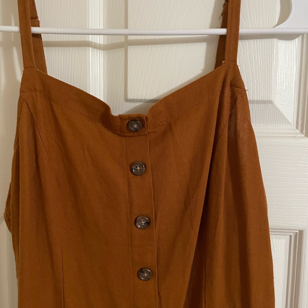 Old Navy tan jumpsuit